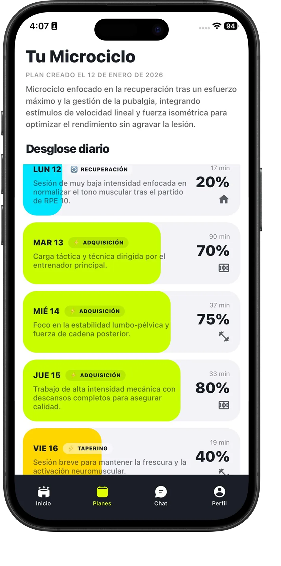 Tu Plan Semanal Perfecto