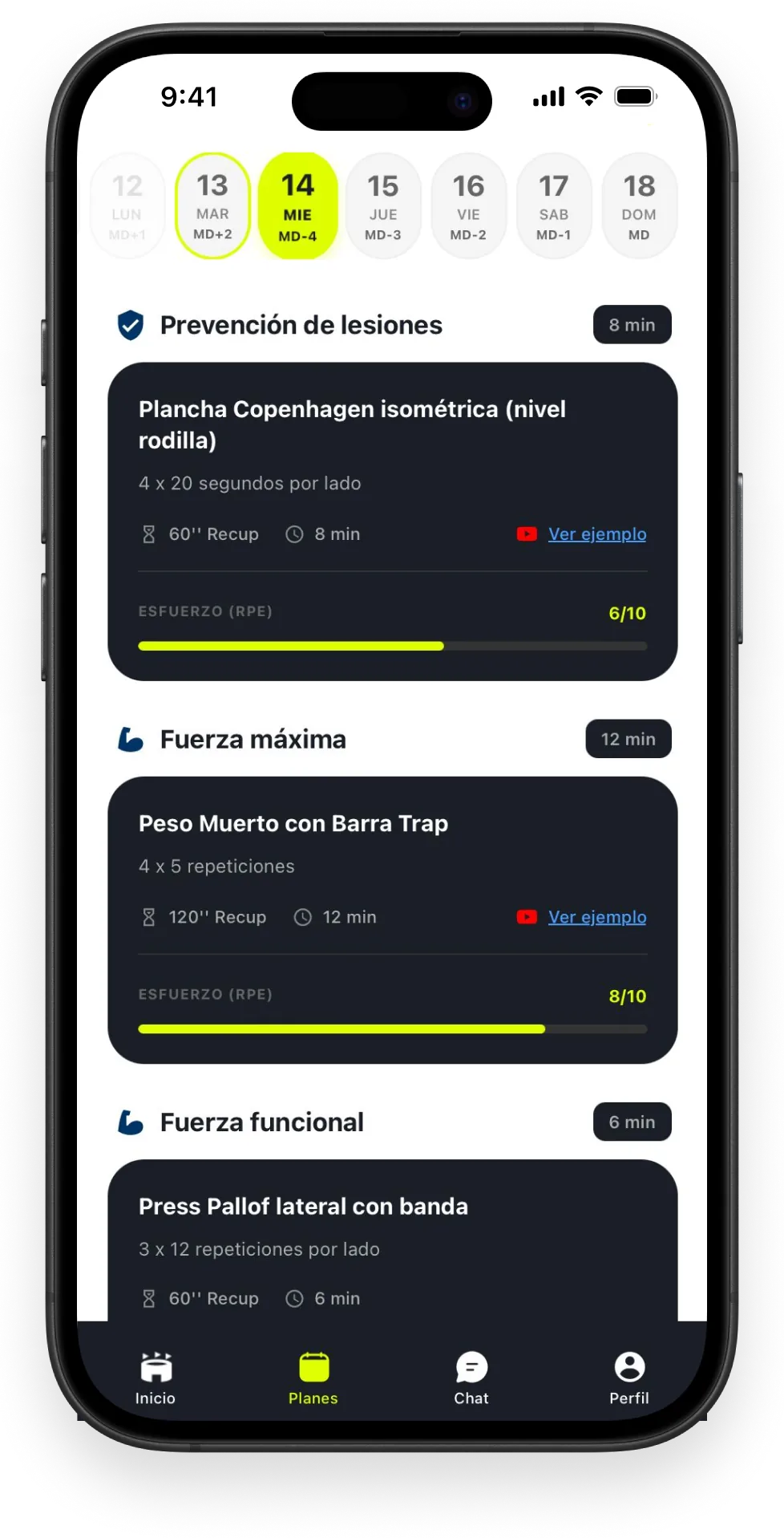 Calendario y soporte lógico